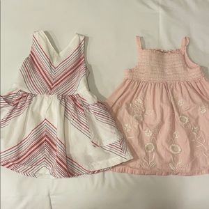 X2 toddler girl 12 mo adorable summer dresses